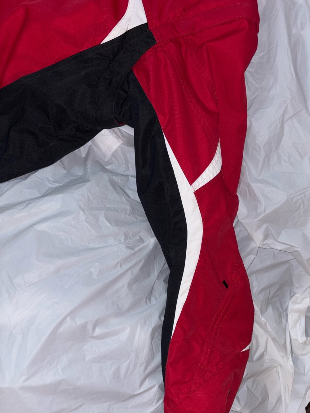 Spyder Red White Black Sport Ski Jacket - Picture 10 of 12